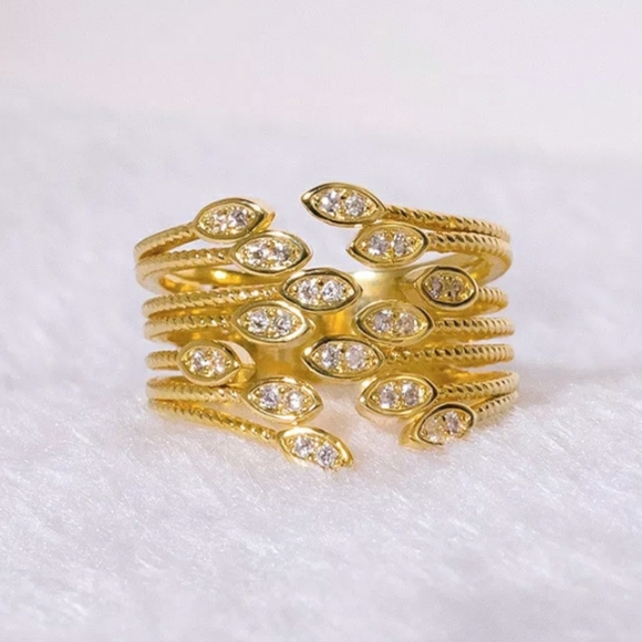 Peacock Adjustable Ring - Picture 2 of 4